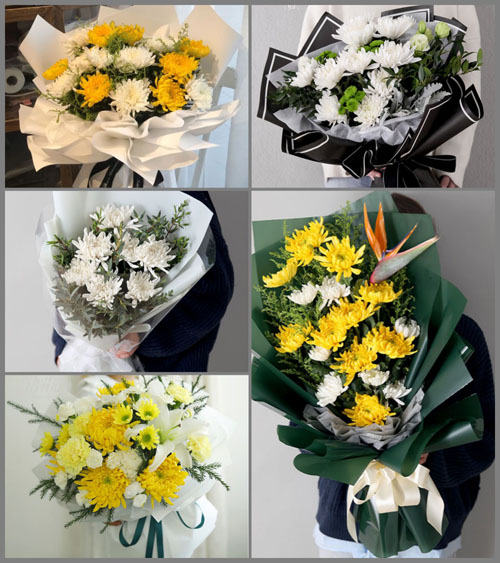 广西钦州灵山县陆屋镇白事花束代送
